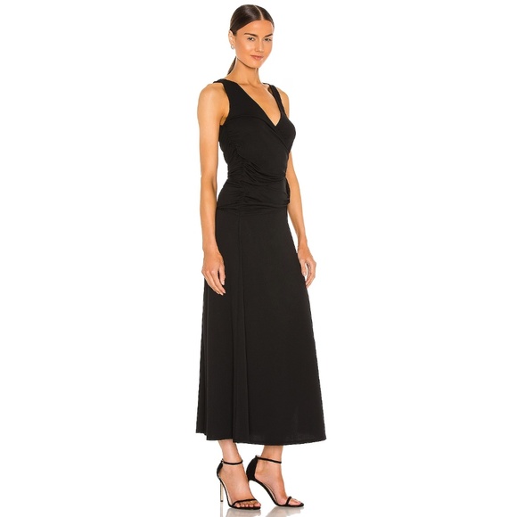 LPA - Raina Midi Dress | Size: Small | Black | NWT / NEW | Lara Pia Baroncini - Picture 4 of 8
